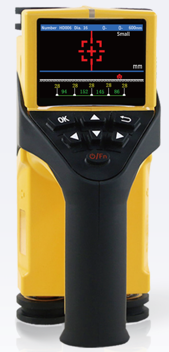 AL-910 High Precision Rebar Scanner (Thickness and waveform testing; profile detection; grid scanning)