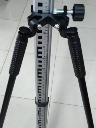 LSBB Bipods for Levelling Staff (Black; for 3.5~6cm Staff; Height 1.2m~1.8m; optional color red/yellow/white and red)