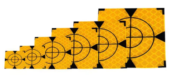 RTWT4 Retro Targets 40*40mm (Yellow Color with Triangle)