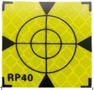 RTGT4 Retro Targets 40*40mm (Green Color with Triangle)