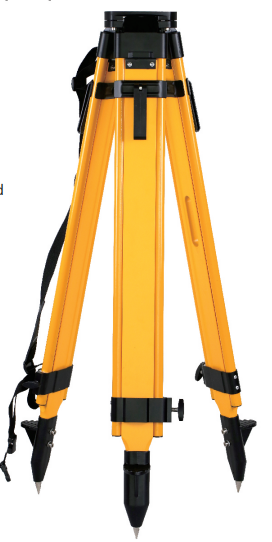WFH-F3 Heavy Duty Wooden Fiberglass Tripods 7Kg (Flat Head Dual Lock;Head 160mm; 113~179cm)