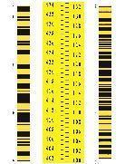 MS-A Disposable Levelling Staff Sticker-A (2 barcoded code+ graduated code)