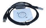 Leica-compatible Total Station USB Data Cable (0B 5-pin Male+ USB)