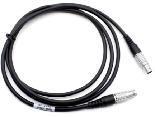 Leica-compatible Battery Cable Connects External Battery to GPS Receivers (1B 5-pin Male+1B 5-pin Male)